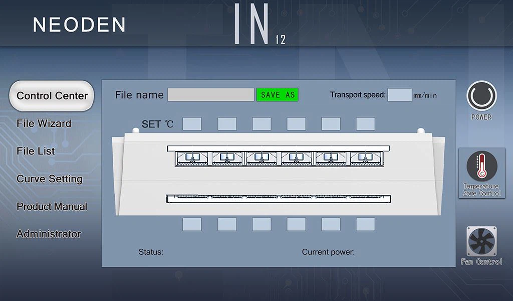 Control Center save