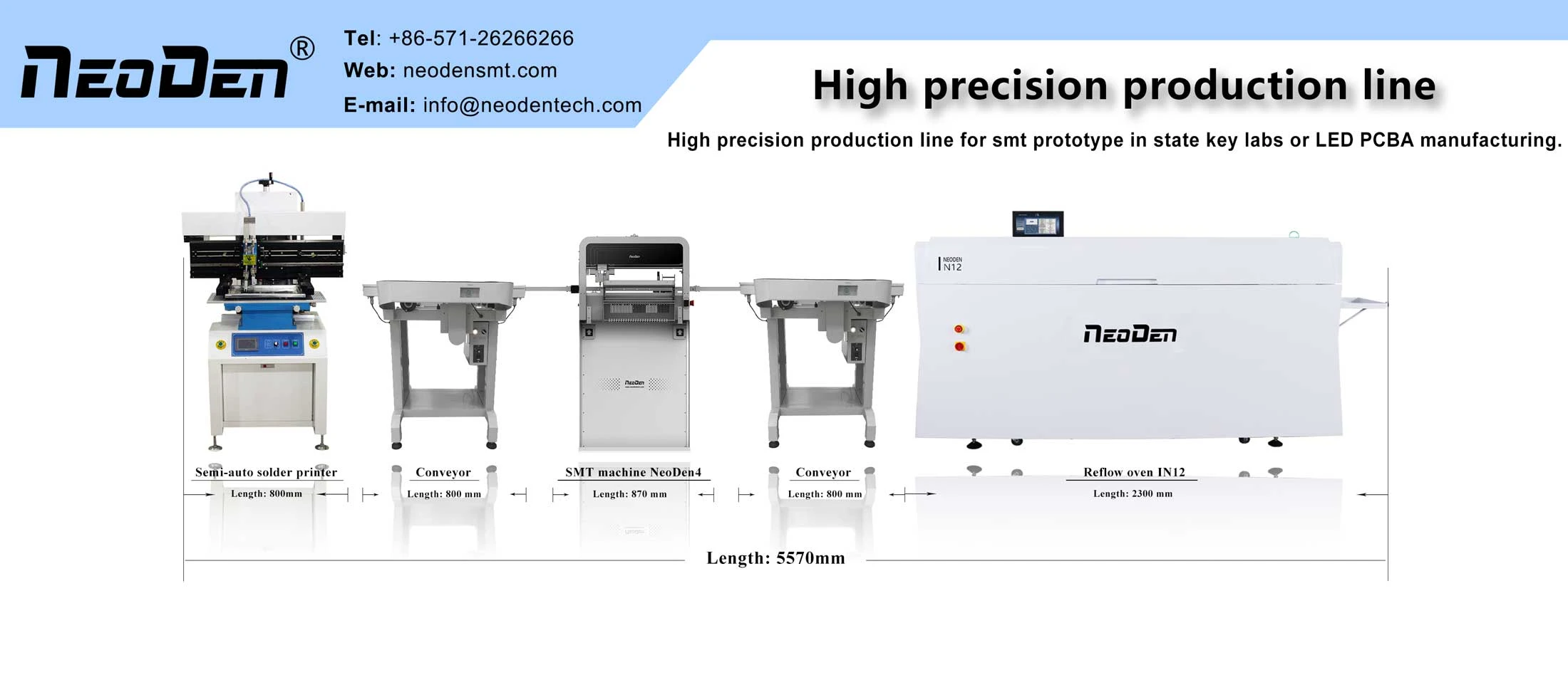 NeoDen4 PNP machine Production Line NeoDen4 PNP machine Production Line